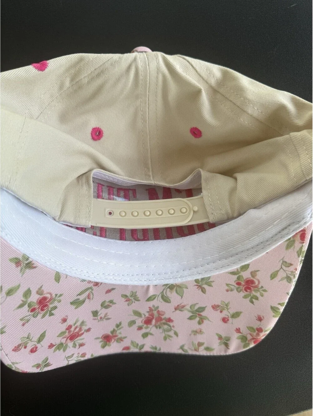 ZENANA I’m The Problem Trucker Hat Pink Floral Embroidered Snapback Cap NEW